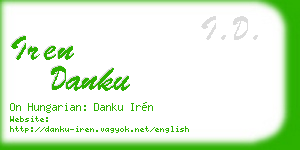 iren danku business card