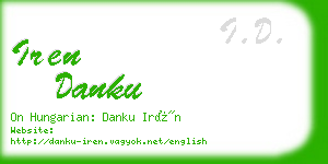 iren danku business card